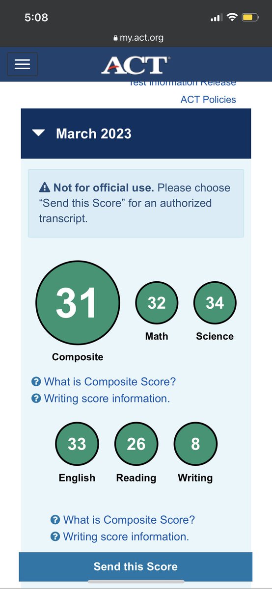 Elijah Ferguson (@elijahferguson0) on Twitter photo ACT Score ACT Score