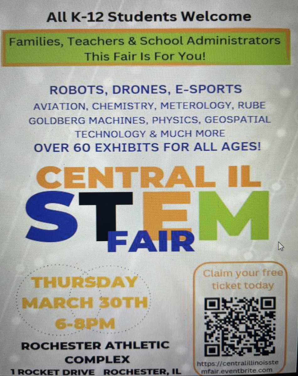 MrsZulauf's tweet photo. The students bought an extra trip to Makerspace from the Rise and Shine store for 3rd quarter.  Come see some of their projects at the @cilstemfair tonight! @Roch_Int_456 #rochesterrockets #plantit #makeit #takeit https://t.co/m31J7leqqx
