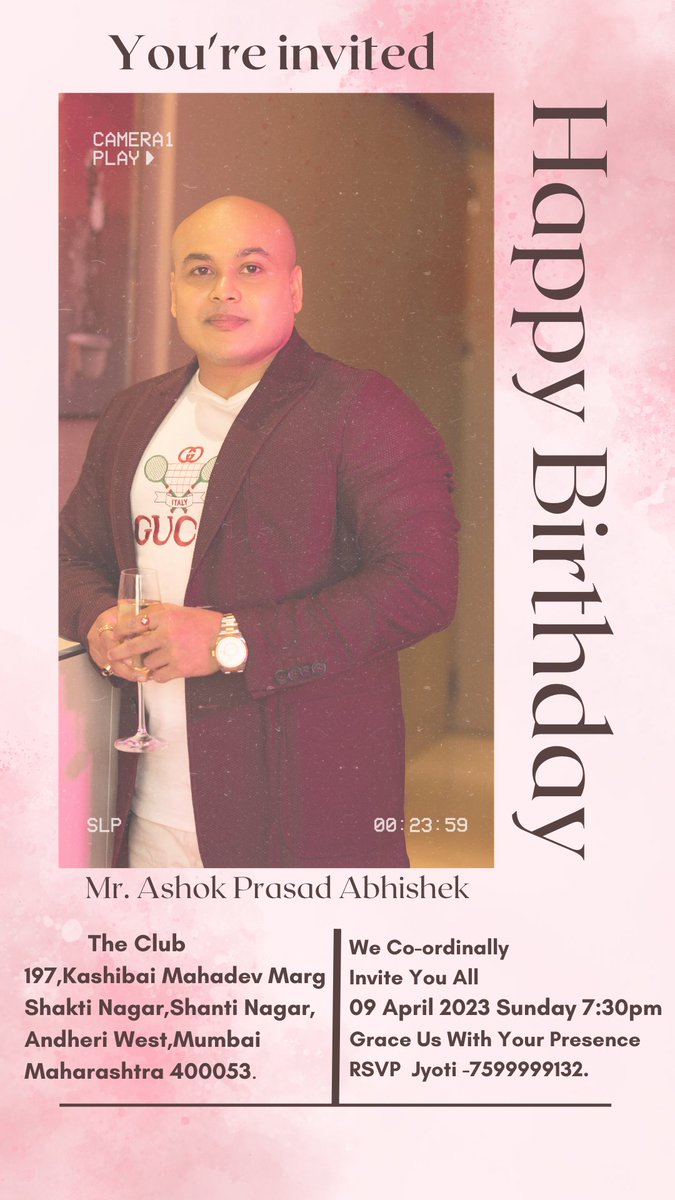 #9thApril #happybirthday #happybirthdayAshokPrasad #happy38thbirthday 
#happybirthdayCeoMDAshokPrasad #birthday #bdayCelebration #birthdaycake #birthdayparty 
ashokprasad.com
facebook.com/iashokprasad/
instagram.com/iashokprasad/
x.com/iashokprasad/