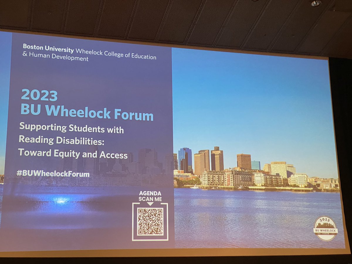 Excited to hear <a href="/ehanford/">Emily Hanford</a> and panelists @DavidJChard <a href="/weedentracy/">Dr. Tracy White-Weeden</a> <a href="/PatrickTutwiler/">Patrick Tutwiler</a> and Edward Ferguson talk about How Teaching Kids Reading Went So Wrong at #BUWheelockForum