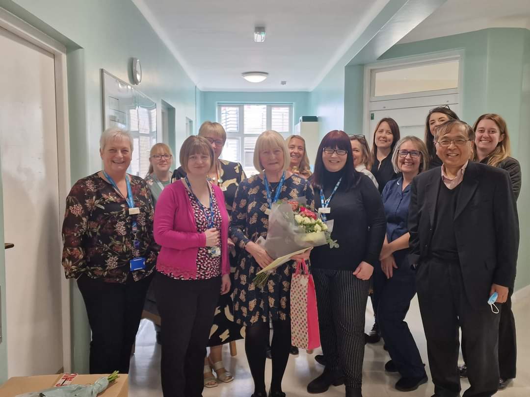 Today, we said Goodbye & Happy Retirement to our Admin Manager, Sue Astrop after 28 years in Child Health.
Thank you for your years of service, hard work & commitment to the Directorate Sue. We will really miss you. We wish you a long, happy & healthy retirement #teamngh

🌻💐👋