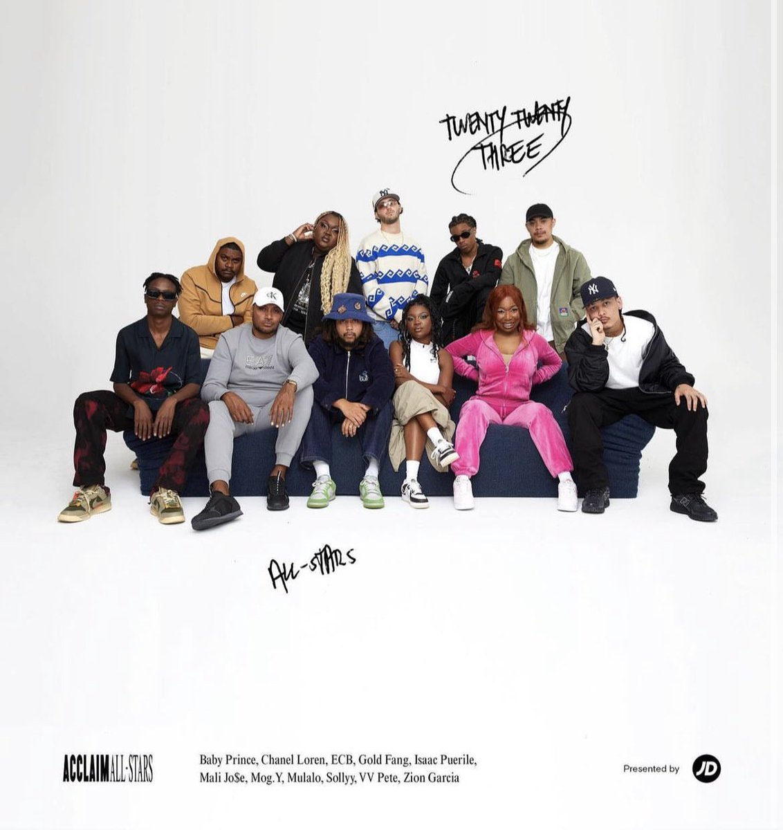 Introducing the 2023 Acclaim All-Stars Team! We asked you to vote on which emerging Australian artists you thought were next up &amp; now it’s time to make some noise for the winners. 
Keep it locked to Acclaim over the next week as we roll out the 2023 All-Stars Cyphers &amp; interviews