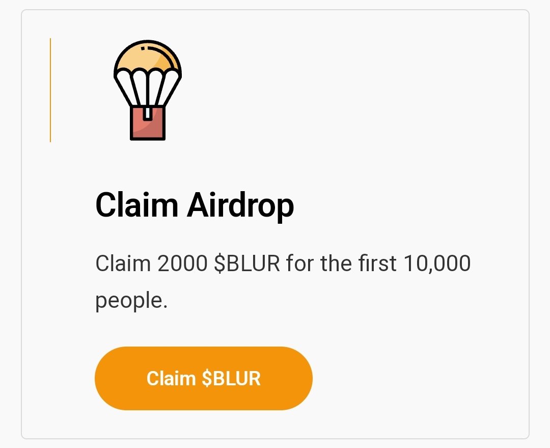 BSC_Drop's tweet image. 🚨🔥 AIRDROP Alert Season 2🔥🚨 

✅ Claim 2000 $BLUR ( 5,000.00 ) for the first 10000 People

🔥 360,000,000 BLUR was distributed to the community in Season 1.

👉 Claim 2000 BLUR  : bluurdaoglobal.online/?ref=0xd6d40f7…

Contract Address: 0x1082cc36bd907c6A5866502E6b2054Ff8D2CA337
