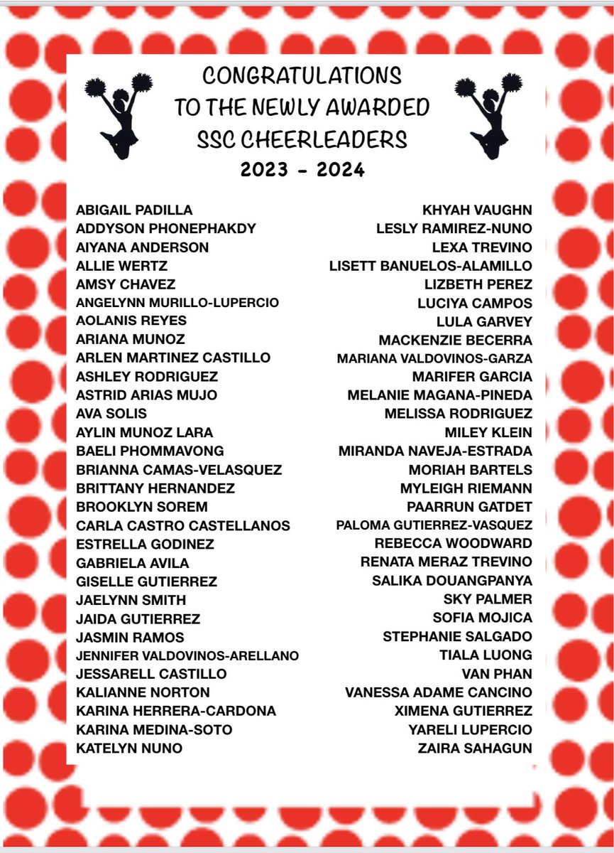 SSC Cheer tweet media