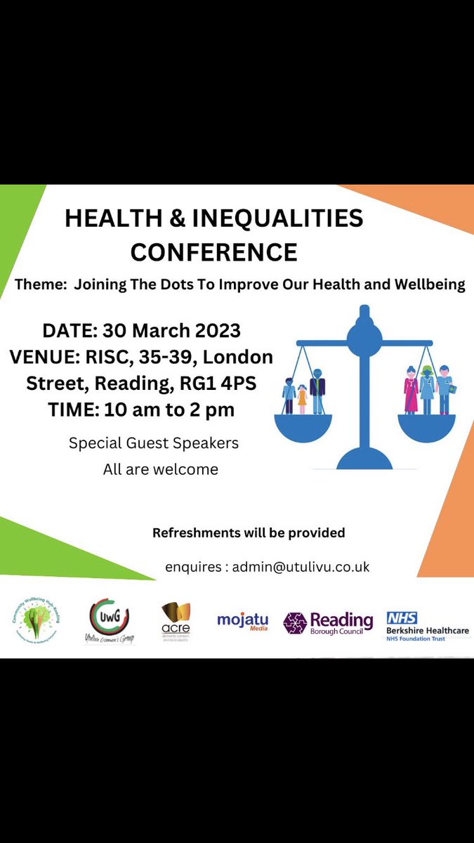 What a fantastic and inspiring event, a huge thank you to @UtulivuRdg and @acrereading for inviting me to come and talk about the work we are doing at @RBNHSFT to address the health inequalities in our community #equitymatters #meetPEET #womenandbirthingpeopleseekingsanctuary