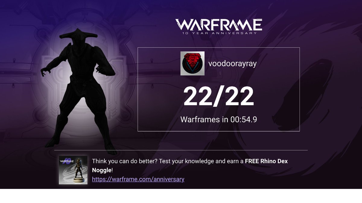 voodoorayray's tweet photo. #GuessThatWarframe https://t.co/NF68ibtsoQ