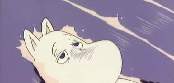 Aiññ 🥺😟😔
Quisiera estar así pero no puedo. Entonces dejo a Mumin como representación de mi estado actual