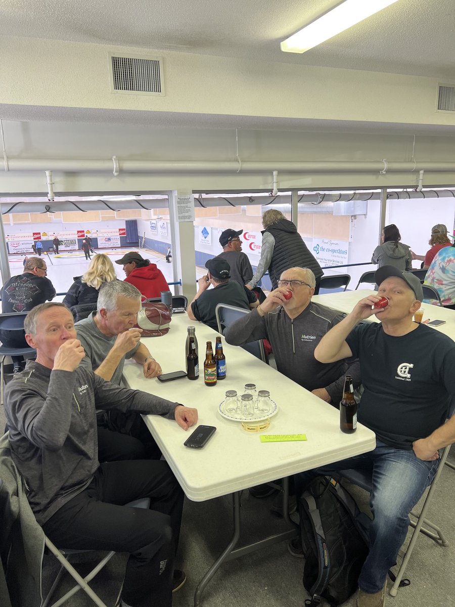 #TBT to last year’s “First Team Out” at our annual Men’s Bonspiel. Who will it be this year? Drop by the rink this weekend to find out!