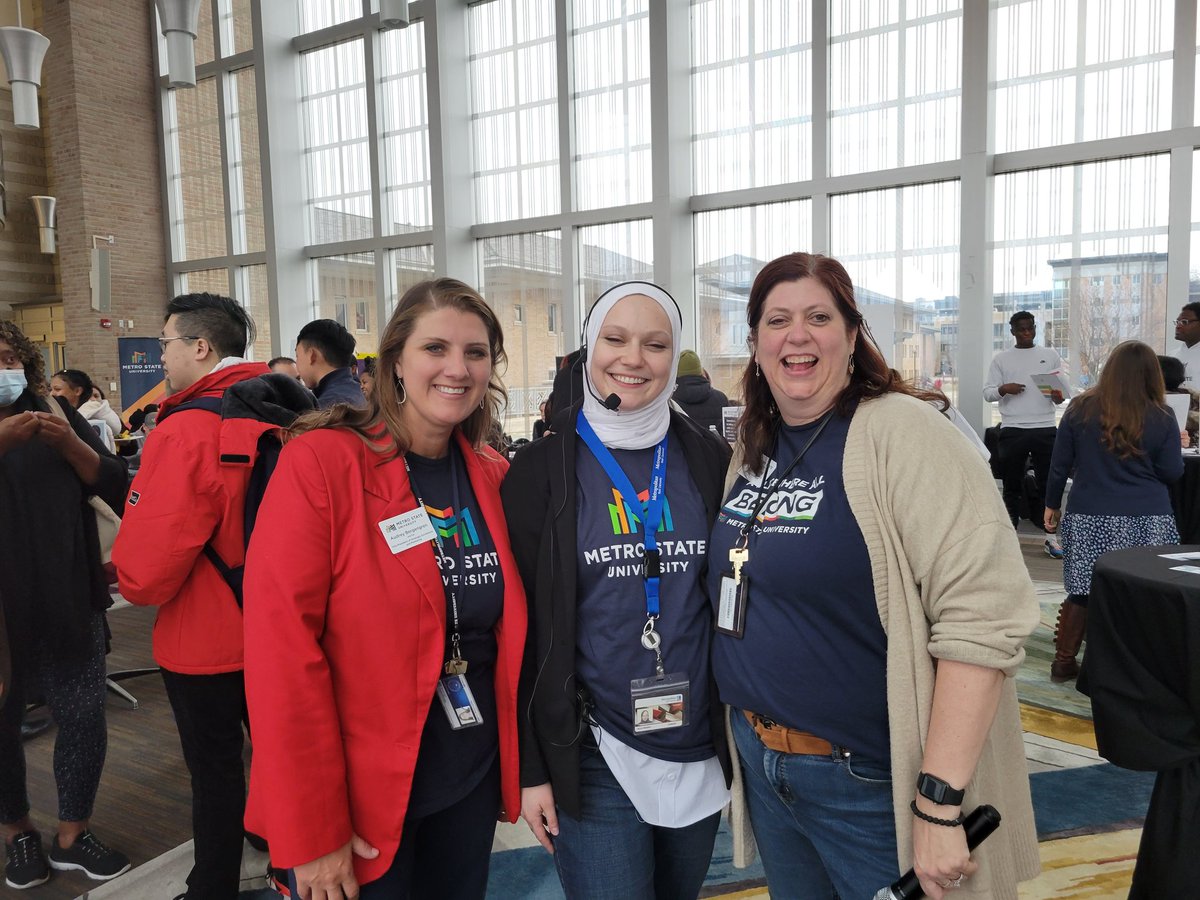 MetroStateU's tweet photo. 220+ prospective students registered for @MetroStateU's Open House event today! Woohoo! We’re excited to share more about our academic programs and show them around our Saint Paul campus. #MetroStateOpenHouse https://t.co/m7aSAG2BQU