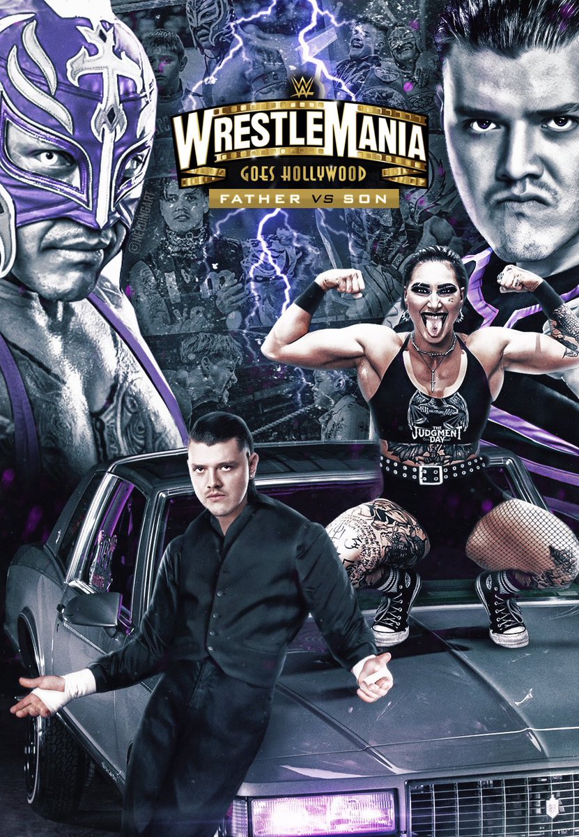 Michelle ♑️ on Twitter "RT needingart WRESTLEMANIA 39 Father vs Son