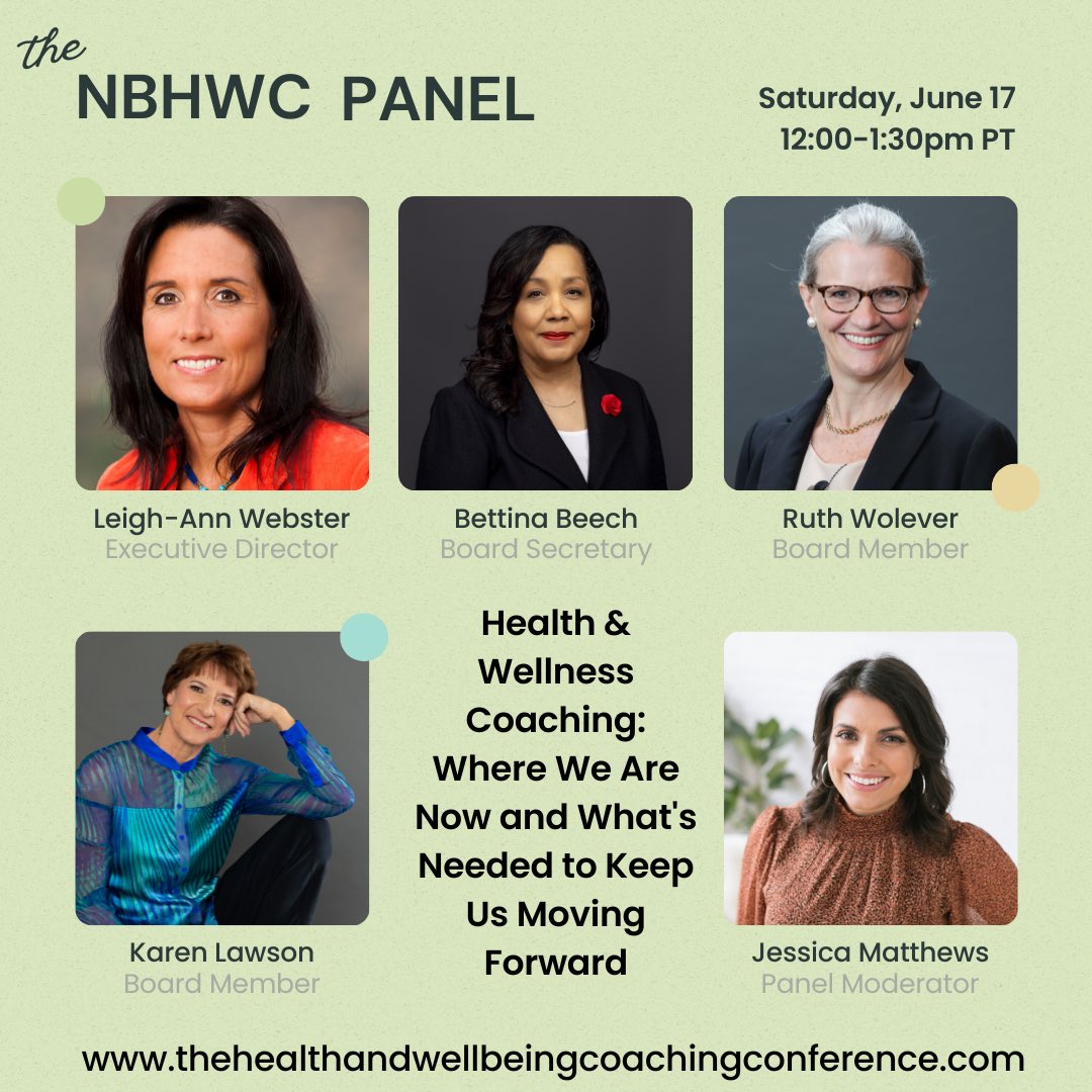 Check out this amazing <a href="/nbchwc/">National Board for Health & Wellness Coaching</a> panel on Day 1 of the conference which will be enjoyed over a catered, plant-forward lunch (all included in the cost of registration 🙌🏽) 💚

If you haven’t signed up yet, you can do so this week and save $50 by entering the word CHEERS at checkout!