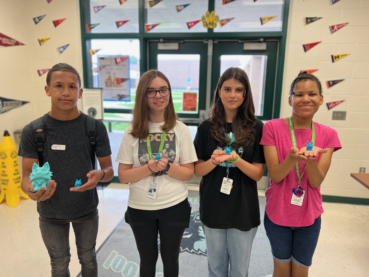 WindyHillWolves's tweet photo. Day 131 and we are celebrating the top two students from Mr. Givens' and Ms. Dorman's classes and Mr. Givens' class is this week’s math challenge! Way to go, Wolves!  🐺 https://t.co/CBafJadjRt
