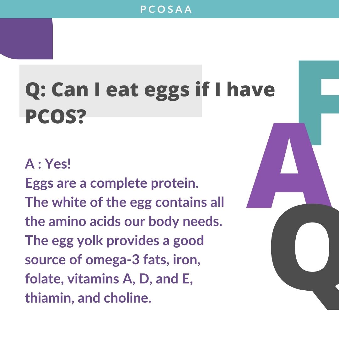 PCOSAA's tweet image. Who loves eggs?! 🍳 🥚 

Eggs make a great part of a PCOS-friendly meal or snack. Great source of omega-3 fats, folate, vitamin A &amp;amp; D, and more! #pcosdiet #pcosdietsupport #pcos #eggs #healthyeating