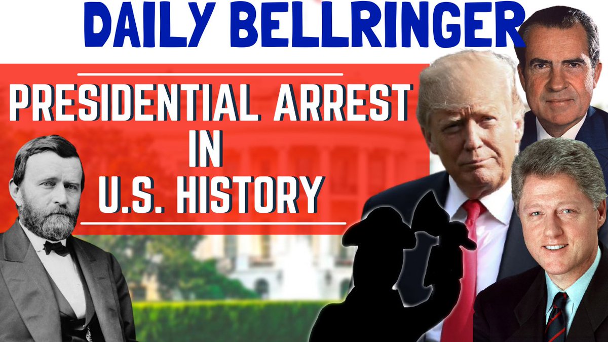 BellringerDaily's tweet photo. Just saw the breaking news about President Trump's indictment. Questions in the video description for students to answer. 
https://t.co/bOmPwBAhYJ

#TrumpIndictment #TrumpArrest #POTUS #history #historymatters #History https://t.co/dWJR51wfT0