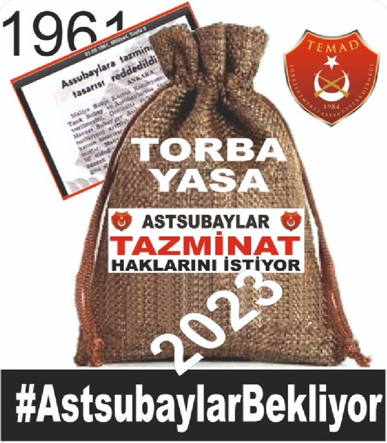 #HedefTazminat 
Gül verenin elinde gül kokusu kalır.Astsubayları yine hayal kırıklığına uğratmayın. Artık müjde bekliyoruz. 
<a href="/RTErdogan/">Recep Tayyip Erdoğan</a>
<a href="/NureddinNebati/">Dr.Nureddin NEBATİ🇹🇷</a>
<a href="/tcsavunma/">T.C. Millî Savunma Bakanlığı</a>
<a href="/mustafaelitas/">Mustafa Elitaş</a>
<a href="/AhmetAYDIN_02/">Ahmet AYDIN</a>
<a href="/HMBakanligi/">T.C. Hazine ve Maliye Bakanlığı</a>
<a href="/Akparti/">AK Parti</a>