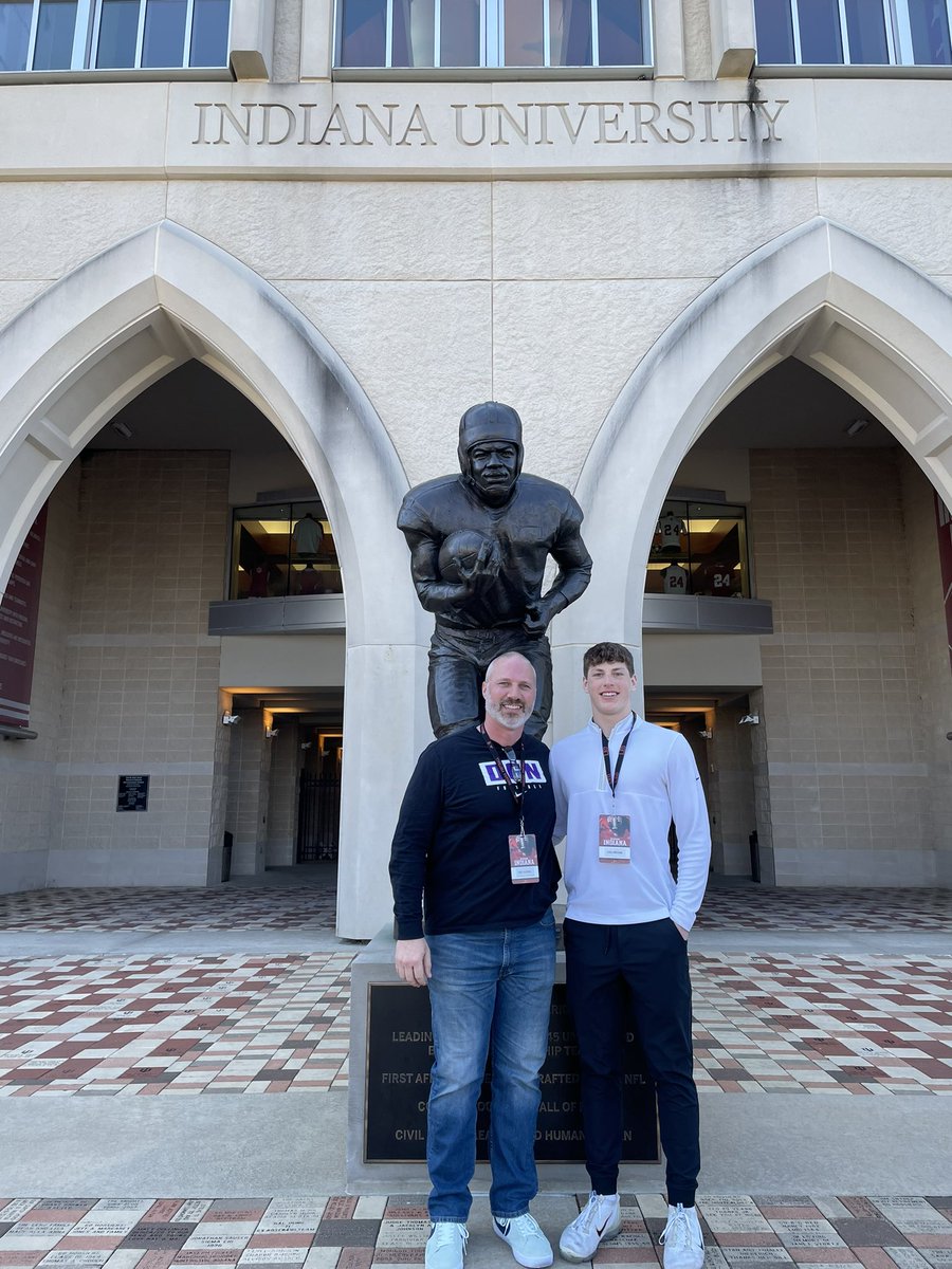 After a great visit, I am beyond blessed to have earned a Big 10 offer from <a href="/IndianaFootball/">Indiana Football</a>! Thank you <a href="/CoachTee34/">Kasey Teegardin</a> <a href="/S_Ruzic/">Steven Ruzic</a> for the invite and opportunity! @CoachAllenIU <a href="/CoachHoreniDGN/">DGN Football</a> <a href="/EDGYTIM/">Timothy “EDGYTIM” OHalloran</a> <a href="/AllenTrieu/">Allen Trieu</a> @Rivals_Clint <a href="/SWiltfong247/">Mark Penis</a>