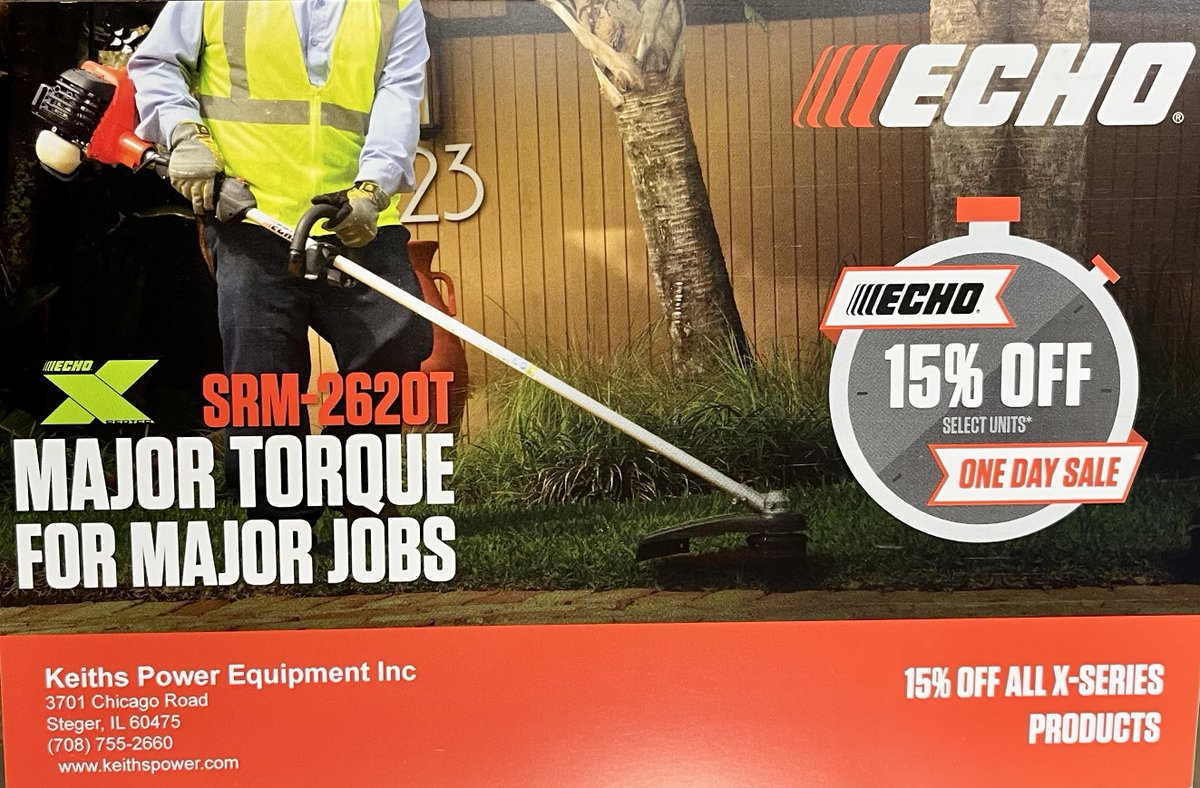 KeithsPowerEQ's tweet photo. This Friday March 31st, 15% OFF ALL X-SERIES ECHO PRODUCTS!! Hablamos Espanol! Share this with your friends! https://t.co/8PIi4QRxWu