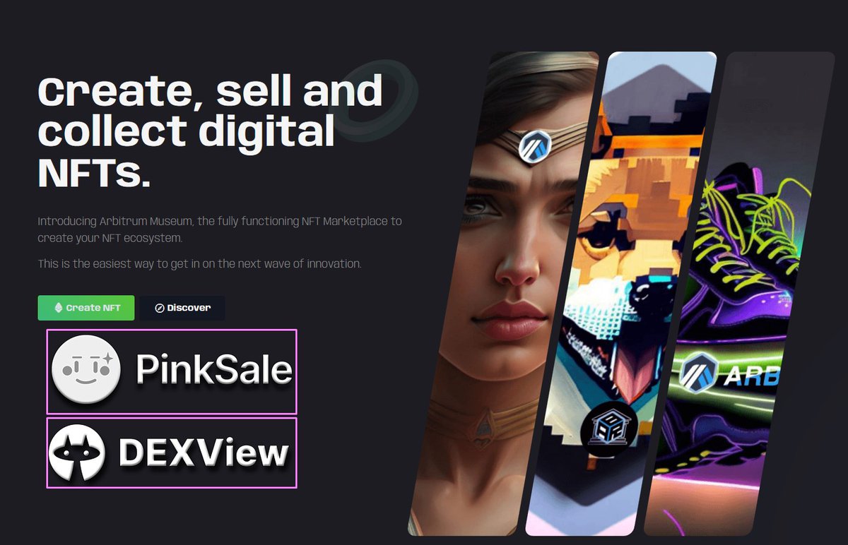 pinkecosystem's tweet photo. 🔥From all of us here at #Pinksale, we'd like to extend a warm welcome to the ARB Museum team.

👌Pinksale continues to dominate the #DeFi #Launchpad industry because we listen to what you, our community wants.

🚀 Check them out below: 

https://t.co/SOQv04oFf9 https://t.co/0fyaGEG2nK