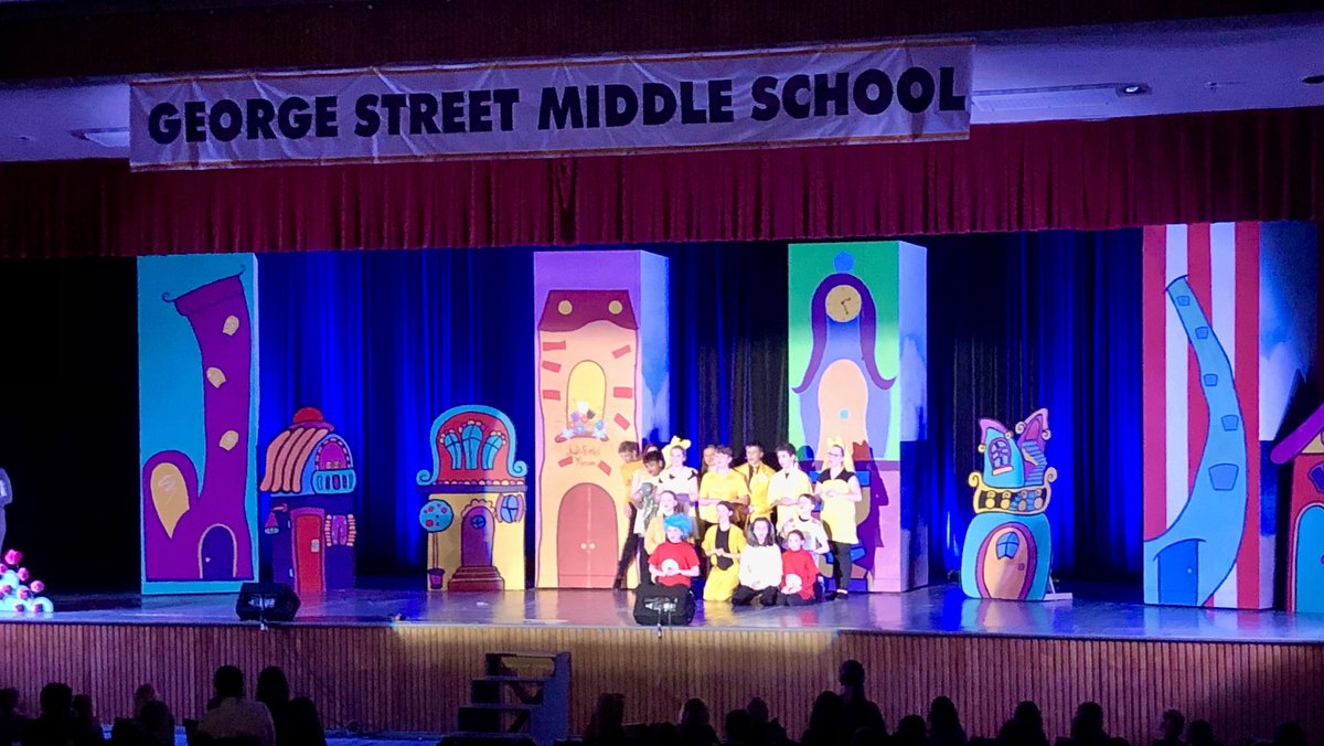 KeswickValley's tweet photo. High praise for @GeorgeStreetMS on a fabulous, professional and entertaining performance of #suessical. Your students are to be congratulated for the many hours of dedication that goes into such a production. @ASD_West https://t.co/nZpave2gCU