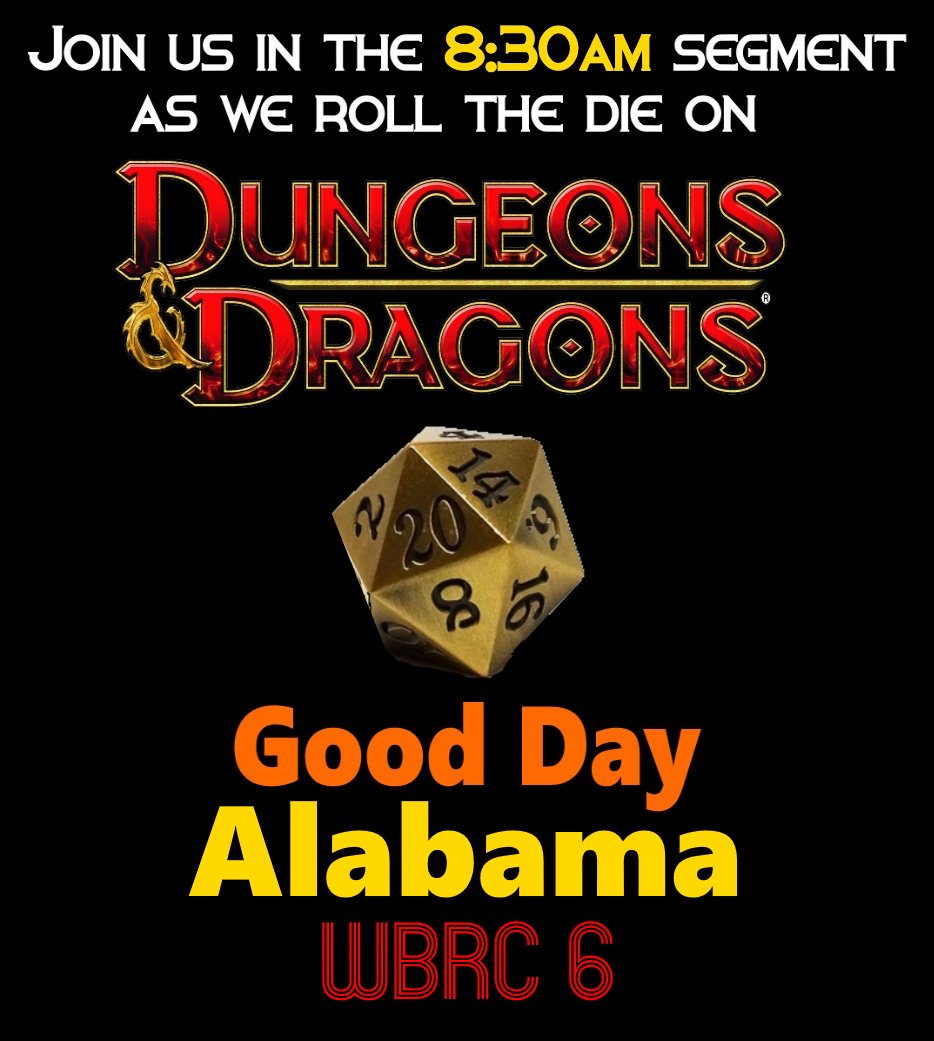 Join us on <a href="/WBRCgoodday/">Good Day Alabama</a> in the 8:30am segment as we review #DungeonsAndDragonsMovie