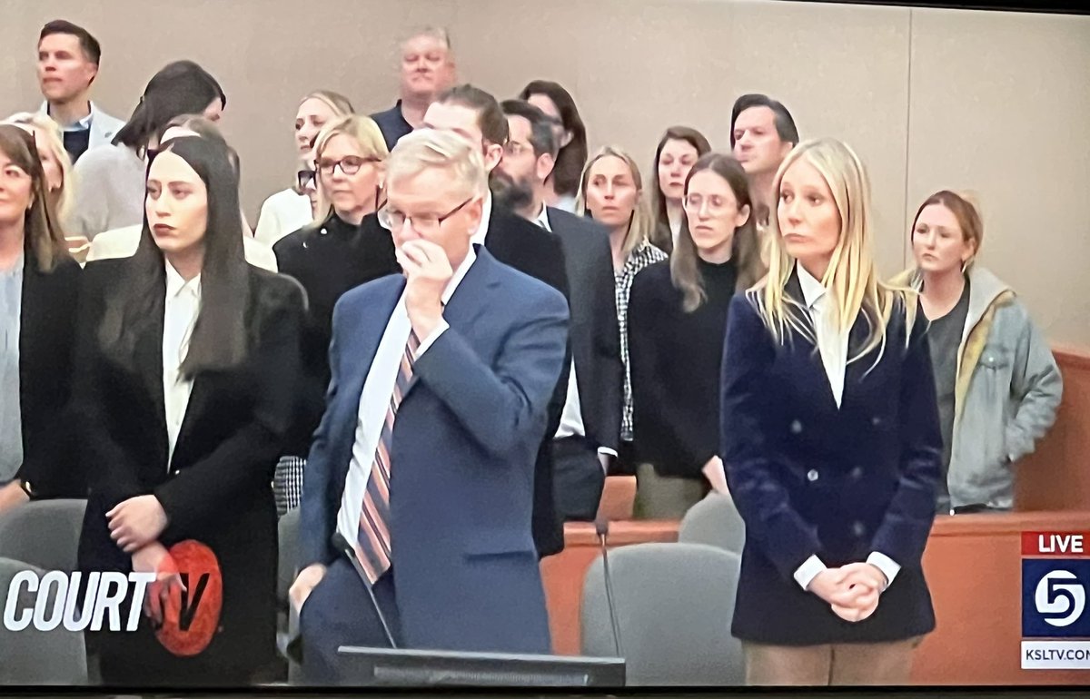 Deanie Wimmer on Twitter "Jury declares Paltrow was not at