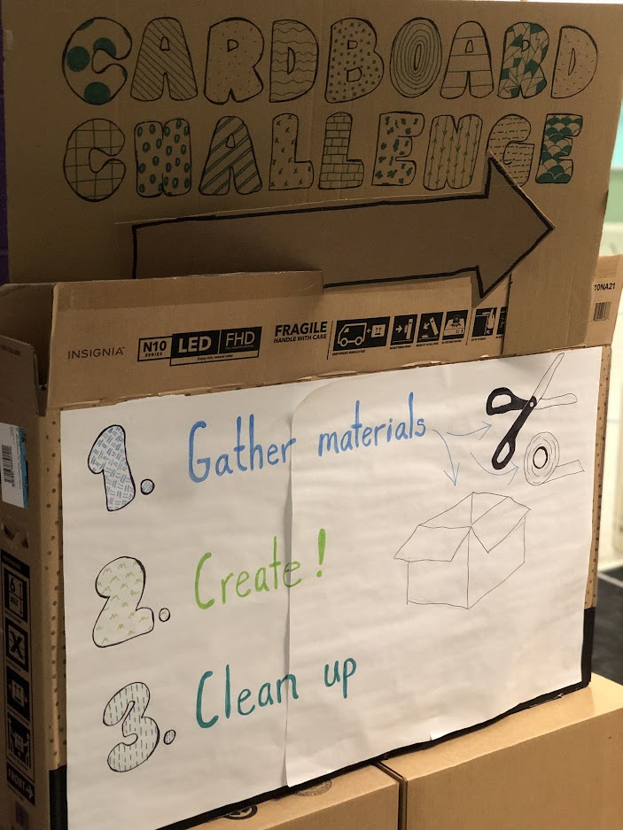 WoParkSharks's tweet image. As part of our EL &amp;amp; Math Title Night- we invited our students to compete in our #CardboardChallenge to see what amazing creation they could construct! 📦🚧🦈