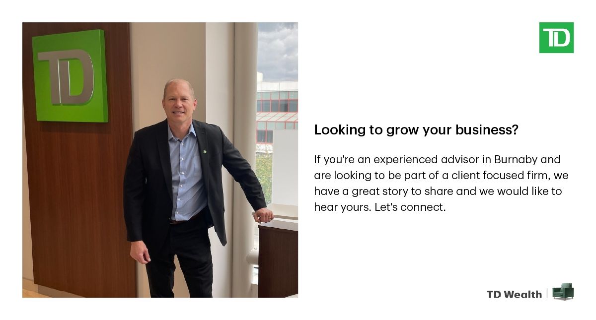 I'm looking for talented people with equal passion for investment management, planning and building exceptional businesses!  I'm hiring in Burnaby and am up for coffee if this describes you!