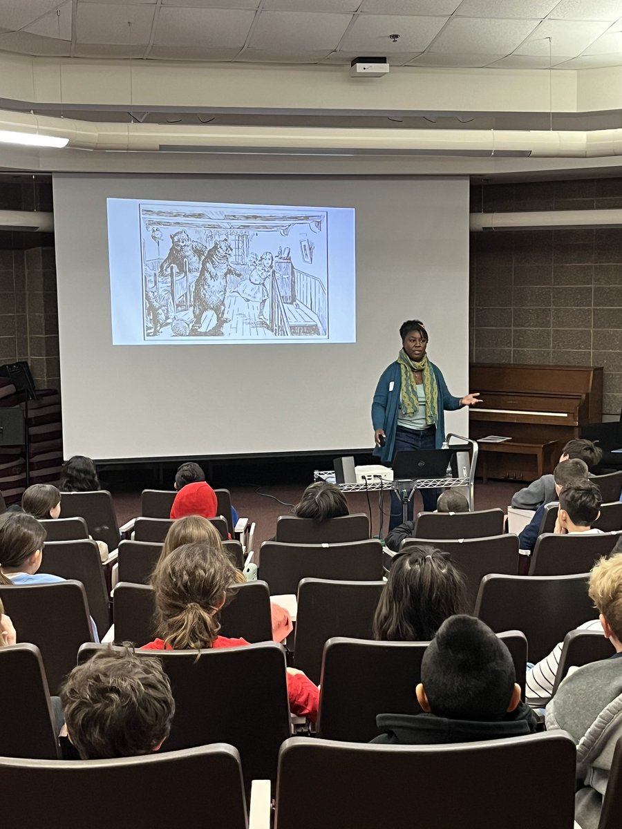 WhisconierMS's tweet photo. Our WMS students learning to revise with bears! Author Sherri L. Smith presented today at WMS thanks to Brookfield Education Foundation and WMS PTO.  Also a shout out to Mrs. Brown and Mrs. Burns for making it happen. @Sherri_L_Smith https://t.co/CoTrdlNaa0