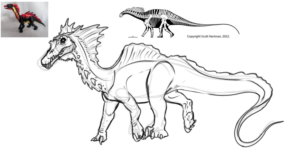 MrFragilis's tweet photo. Amargospinus redesign!! , #jurassicpark #chaoseffect #amargospinus https://t.co/r6X57XeoL2