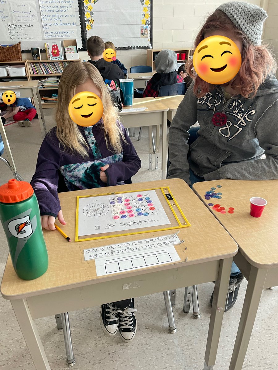 Lots of fun and learning with our Gr. 7 math buddies today! <a href="/TVDSB/">Thames Valley DSB</a> <a href="/MWrightMustangs/">MaryWrightPS</a>