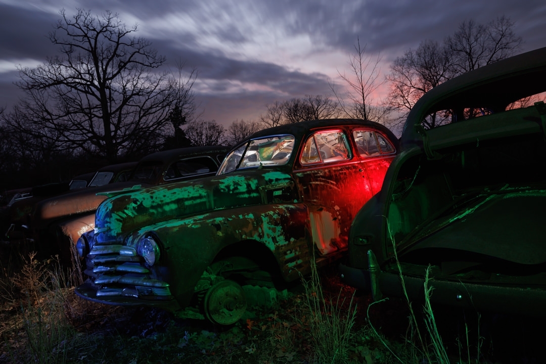 notleyhawkins's tweet photo. Salvaged Chevrolet in Osage County, Missouri. Photography by Notley Hawkins. #missouri #lightpainting #RGB #flash #strobe #chevrolet #dusk #sunset #twilight #junkyard #grille #autos #cars #autosalvage #abandonedplaces #canonr5 #ruralex #ruralexploration #notleyhawkins https://t.co/bOcpc7g9PN