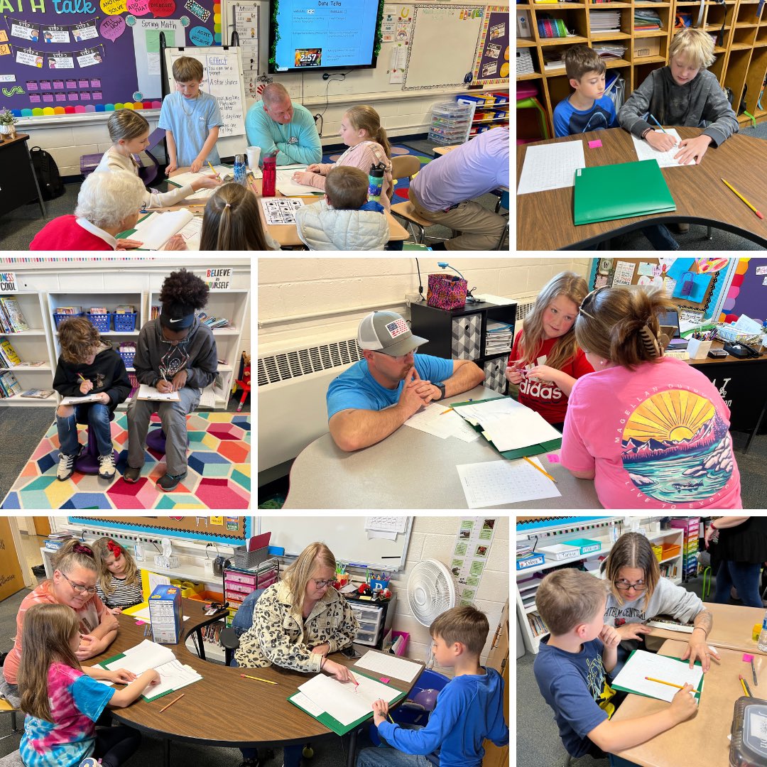 Today we invited special guests into our classroom to learn about our daily Spring Math routine. Students led data talks &amp; guests experienced math from a student’s perspective. A crowded room, invested students &amp; families, &amp; making memories = 🤩🫶 #relationshipsmatter