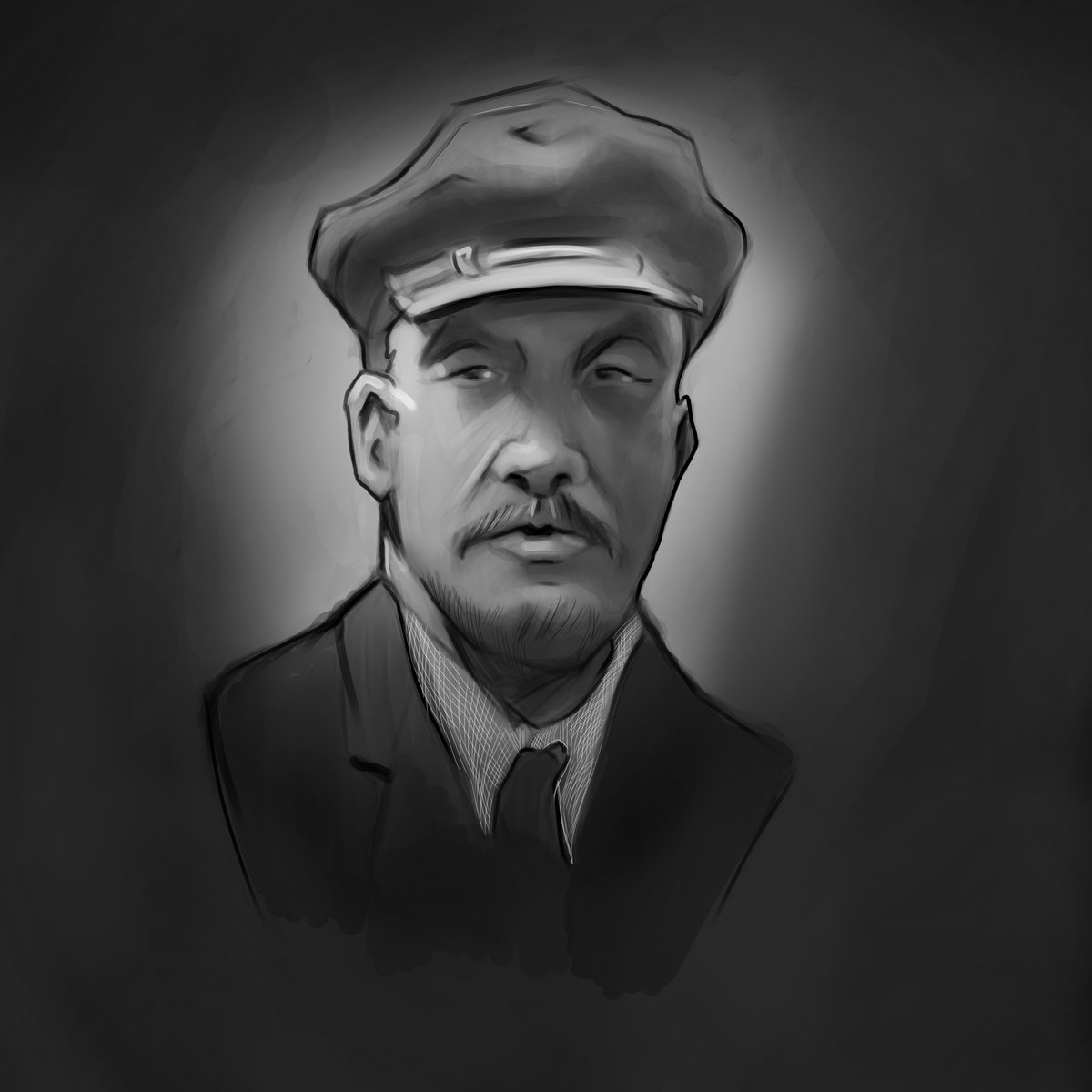 Miles (@chilmark101) on Twitter photo Been attempting to learn digital illustration, I draw a little bit traditionally (Don't mind the subject I just find his face shape interesting) Been attempting to learn digital illustration, I draw a little bit traditionally (Don't mind the subject I just find his face shape interesting)