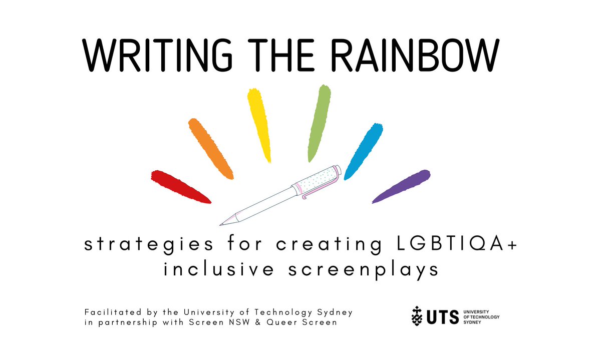 Please vote for our workshop in SXSW Sydney Session Select by heading to the SXSW website bit.ly/3nwAvLe and searching for "Writing the Rainbow".  You can vote for as many sessions as you like including some other fantastic sessions from <a href="/UTSFass/">UTS Arts & Social Sciences</a>  colleagues!