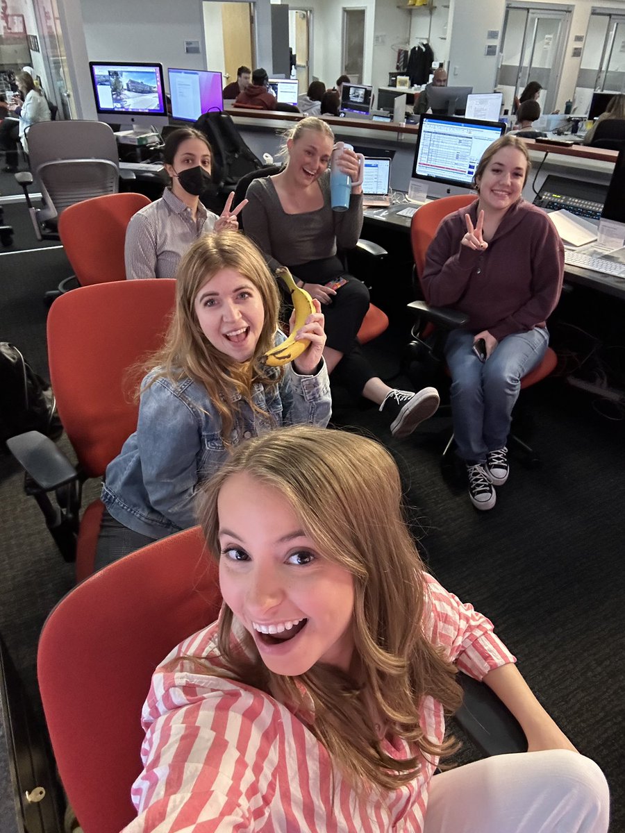 The gang is all here!! Tune into <a href="/cronkitenews/">Cronkite News</a> tonight at 4:30