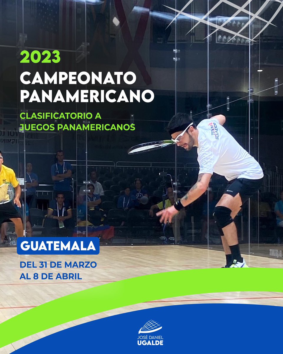 Con la mira en el objetivo de este año 💪🏼 

Clasificar a Los Juegos Panamericanos de Chile! 

Vamos Ecuador 🇪🇨 

Gracias a todas las personas y empresas que me apoyan en este camino 🙌🏻 

Si se puede 🇪🇨

#Racquetball