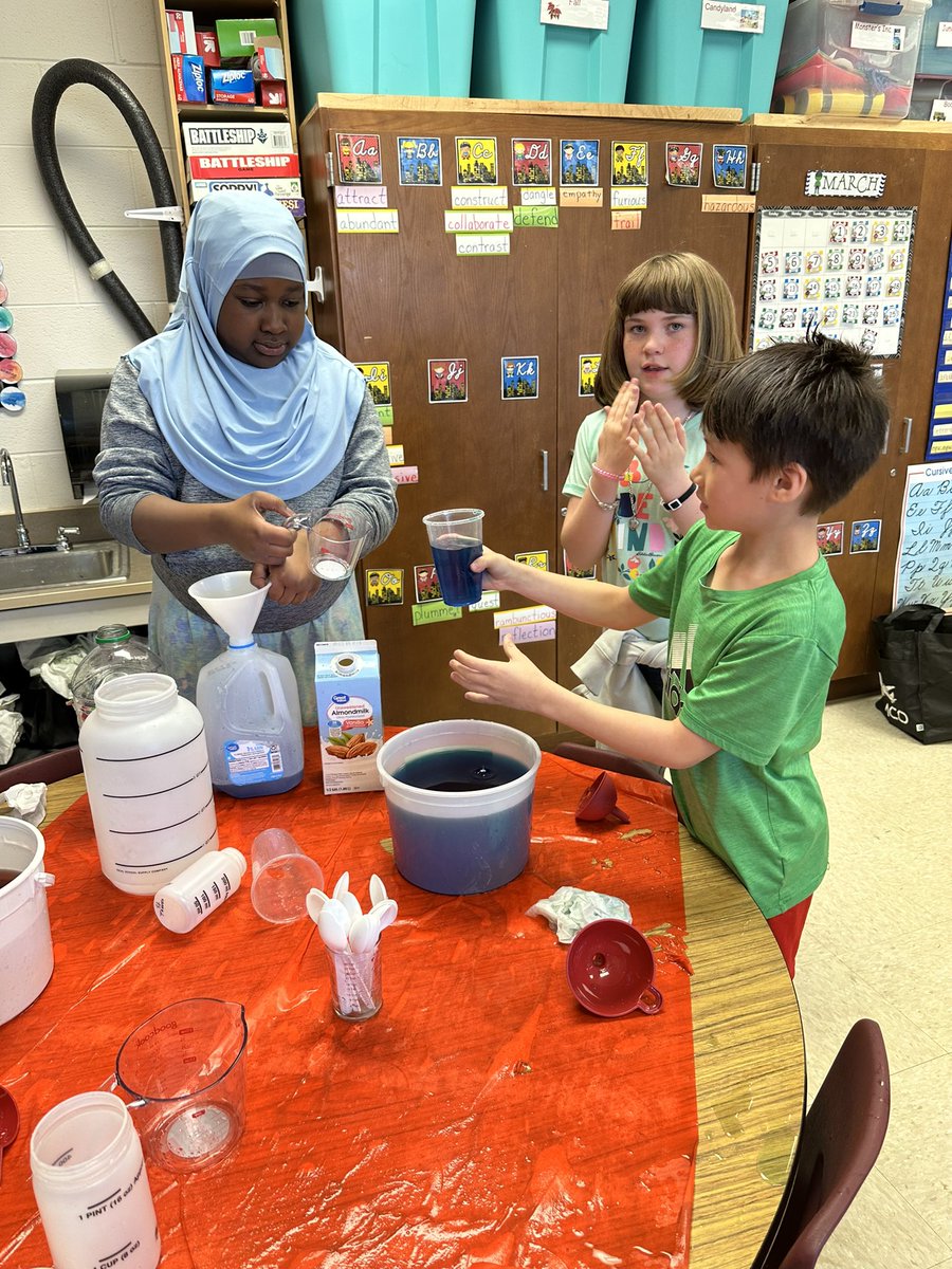 They made a mess, had a ball and learned a lot! @<a href="/SedgeGardenES/">Sedge Garden Elementary</a>