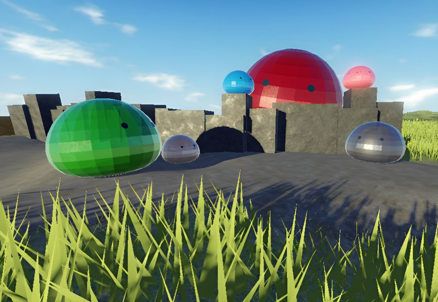 MysticsQuest's tweet photo. Just finished our first monster model for #MysticQuest! Meet the adorable slime, available in various colors and sizes. Can't wait for you to encounter them in-game! #GameDev #Roblox #RPG #OnlineGame #AdventureGame #FantasyGame https://t.co/xWJUyFM1V5