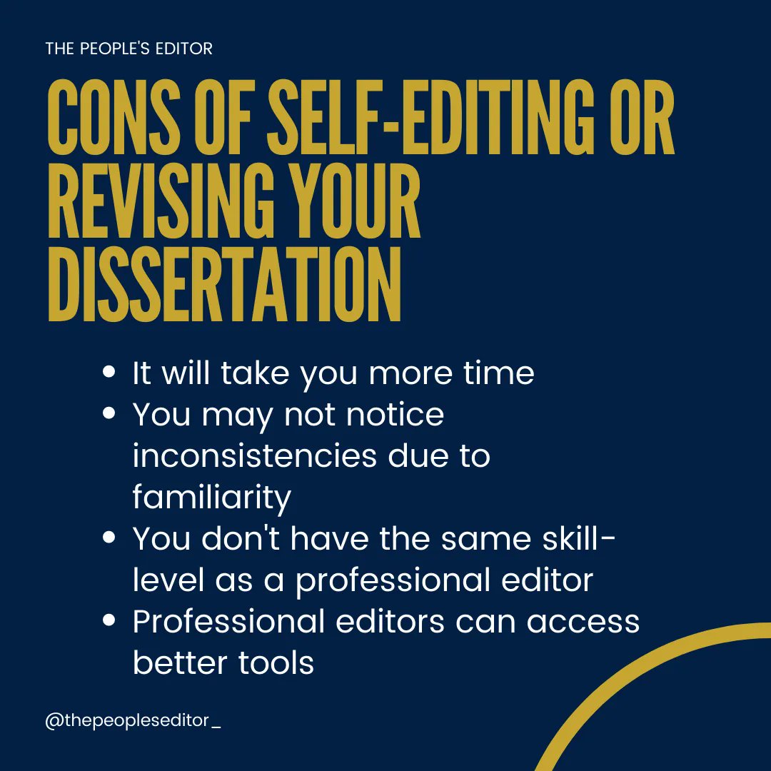 👉🏾This post discusses the differences between editing and revising your dissertation Ready for assistance #editing or #revising your work? Visit buff.ly/3uYD86W to request an estimate #ThePeoplesEdi…