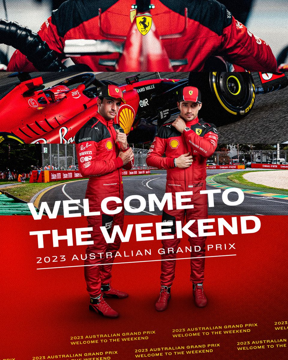 Finally time to say… Welcome to the #AusGP weekend 🥳