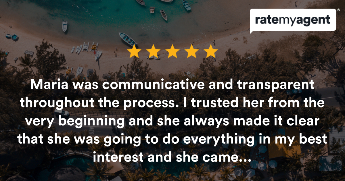 RealtorMariaBar's tweet image. My latest RateMyAgent review in Temecula.

rma.reviews/eEBGhThY6Ggv

...
#ratemyagent #realestate #Realty_ONE_Group_United__Torrance