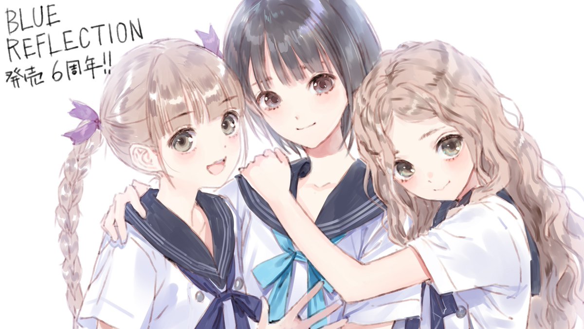 「Blue Reflection 6th anniversary artwork 」|Final Weaponのイラスト