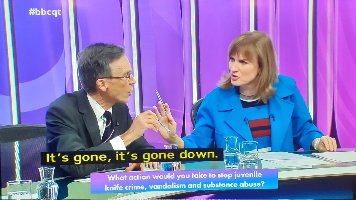 docrussjackson's tweet photo. Credit where it's due: good to hear Fiona Bruce correct the Tory MP about his misleading claim that 'crime has come down by 50% since 2010', when according to the ONS, in 2010/11 there were 4.15M recorded crimes, &amp; 6.3M in 2021/22.
#bbcqt https://t.co/X7uURAAuti