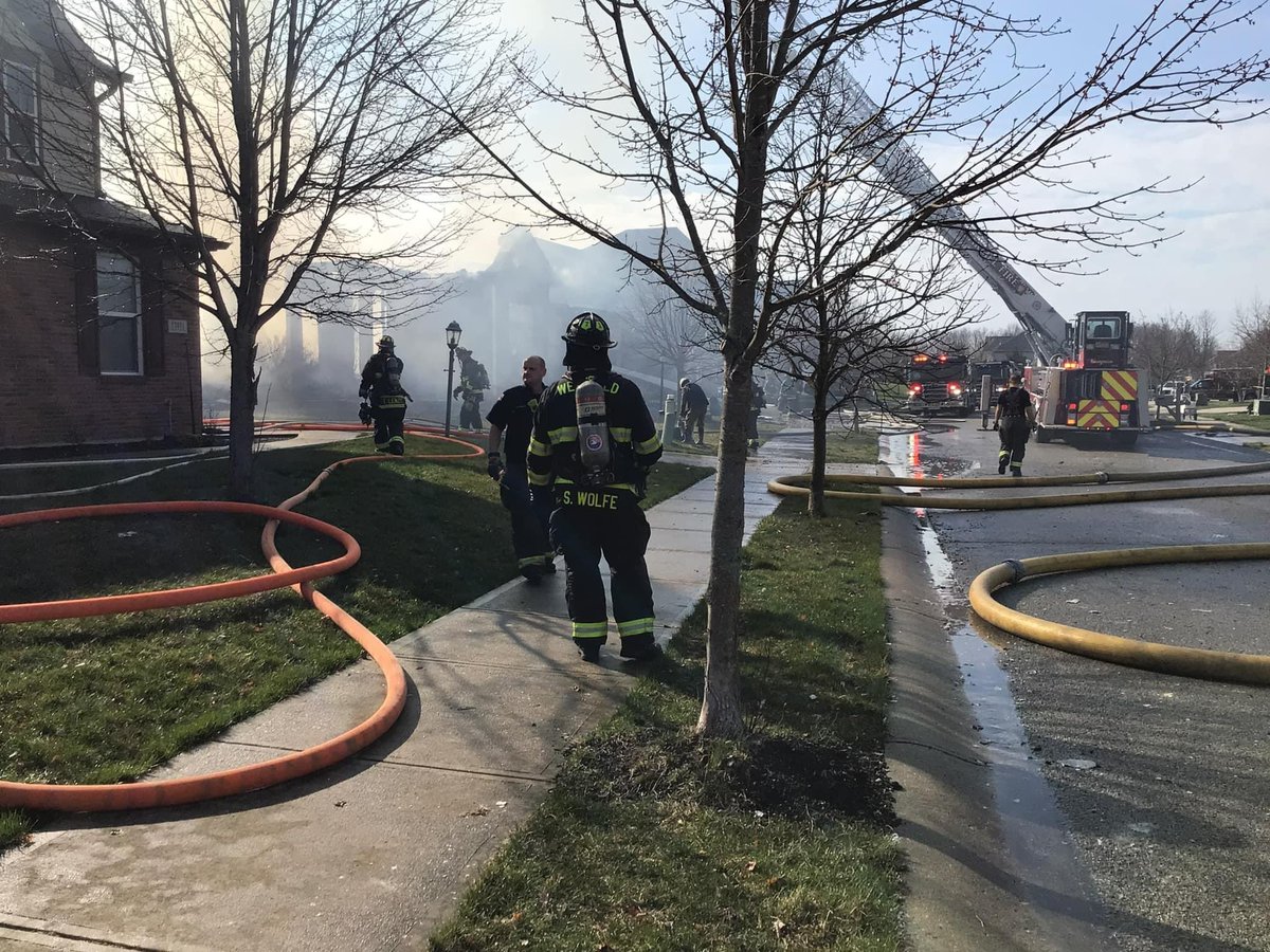 WestfieldFire's tweet image. WFD crews assisted Carmel Fire Department with a residential fire today. #mutualaid #firelife @CFD911runs