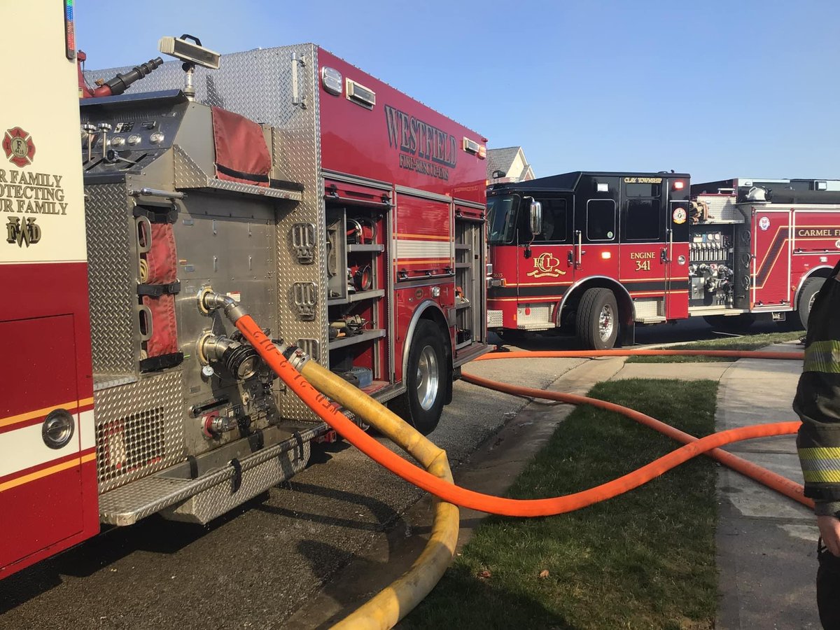 WestfieldFire's tweet image. WFD crews assisted Carmel Fire Department with a residential fire today. #mutualaid #firelife @CFD911runs