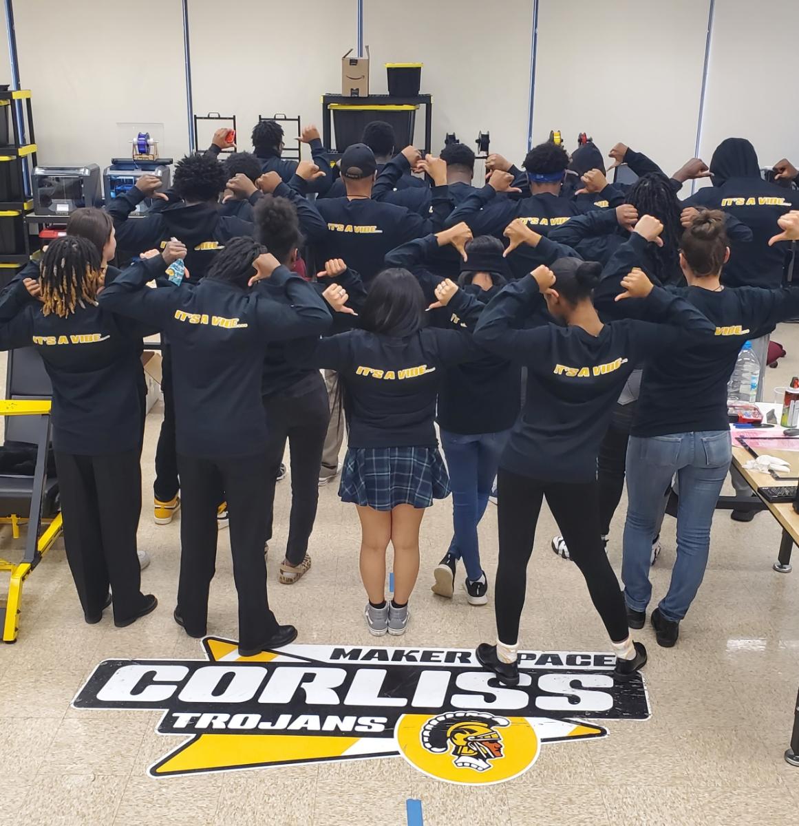 Corliss Maker's Space
It's a Vibe!!!
We are Corliss...We are ELITE!!!
@ChiPubSchools @CorlissSTEMHS @ECCECPS @N17CPS @HopeDealerCH @CPSCareerReady @cpsSTEM
#PursuingExcellence
