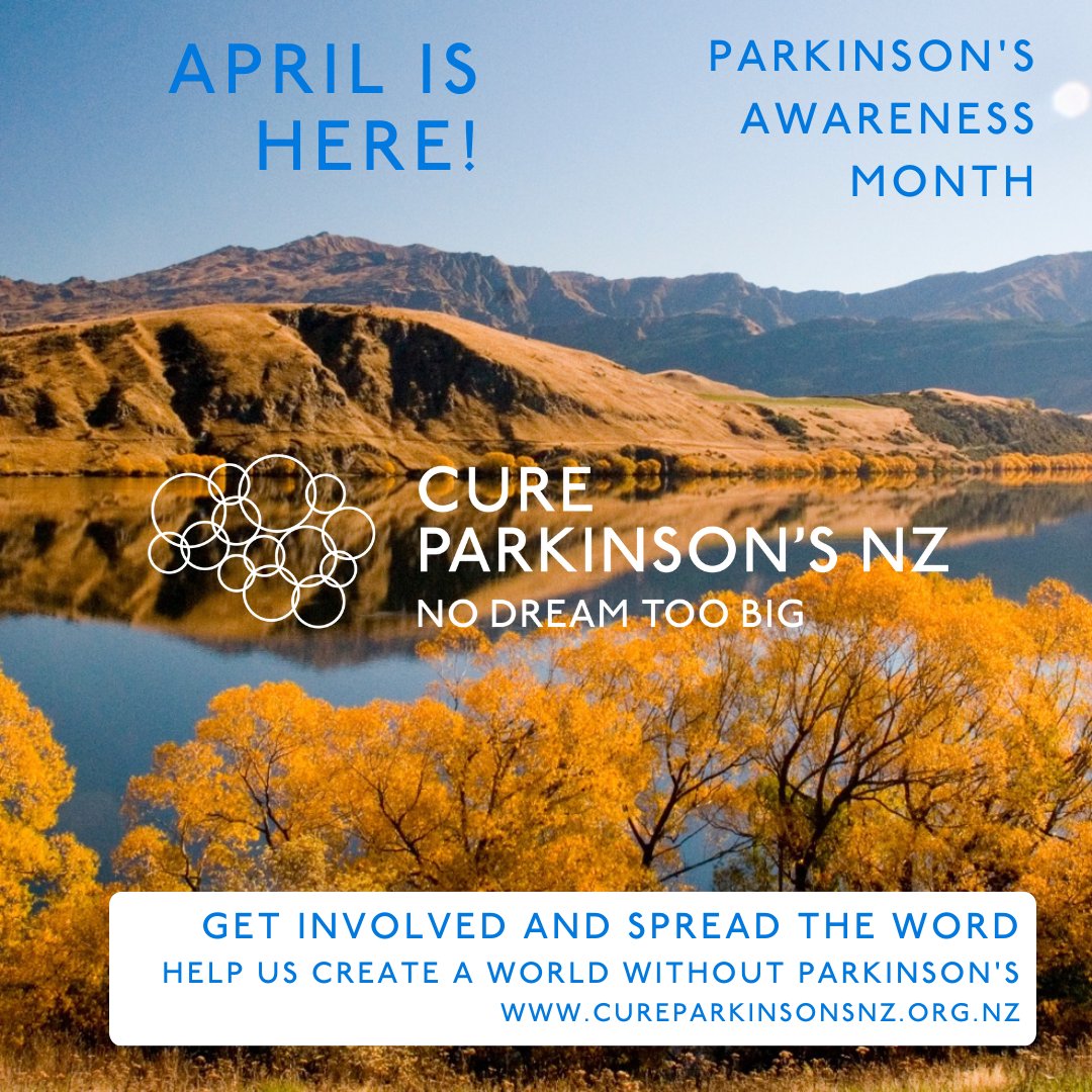 Cure_Parkies_NZ's tweet photo. Did you know that April is Parkinson's Awareness Month? Or that April 11 is World Parkinson's Day? Get in touch if you'd like to know more or help someone with this condition.
#ParkinsonsDisease #parkinsondisease #parkinsonsawareness #parkinsons #findacure #CureParkinsons https://t.co/ABt6nr3AdO