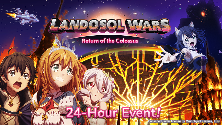 priconne_en's tweet photo. The special 24-hour only event "Landosol Wars: Return of the Colossus" has begun! https://t.co/gqR5DGoC7u