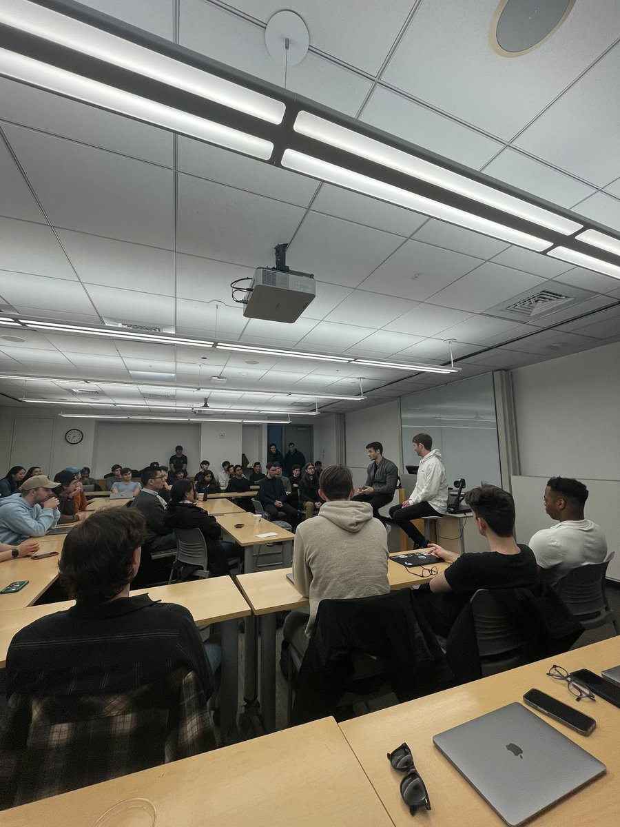 Thank you <a href="/cory/">Cory Levy</a> from @ZFellows_ for hosting the founder of <a href="/ro/">Ro</a>, Zachariah Reitano! EEG students learned a lot about the essence of entrepreneurship. Really fun time. NYU is on the map 🚀
