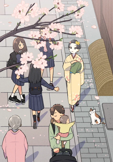桜の道 
